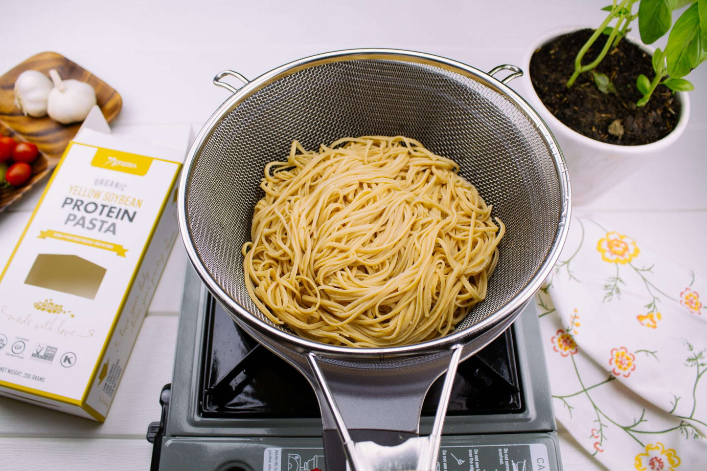 Yellow Soybean Protein Pasta