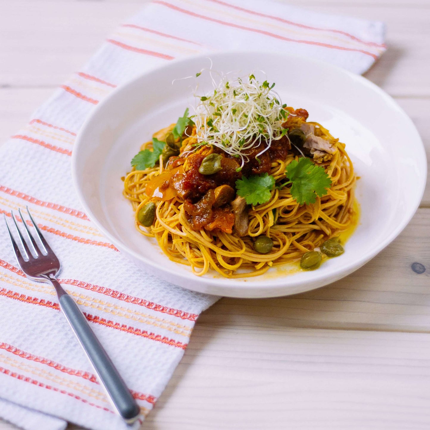 Yellow Soybean Protein Pasta