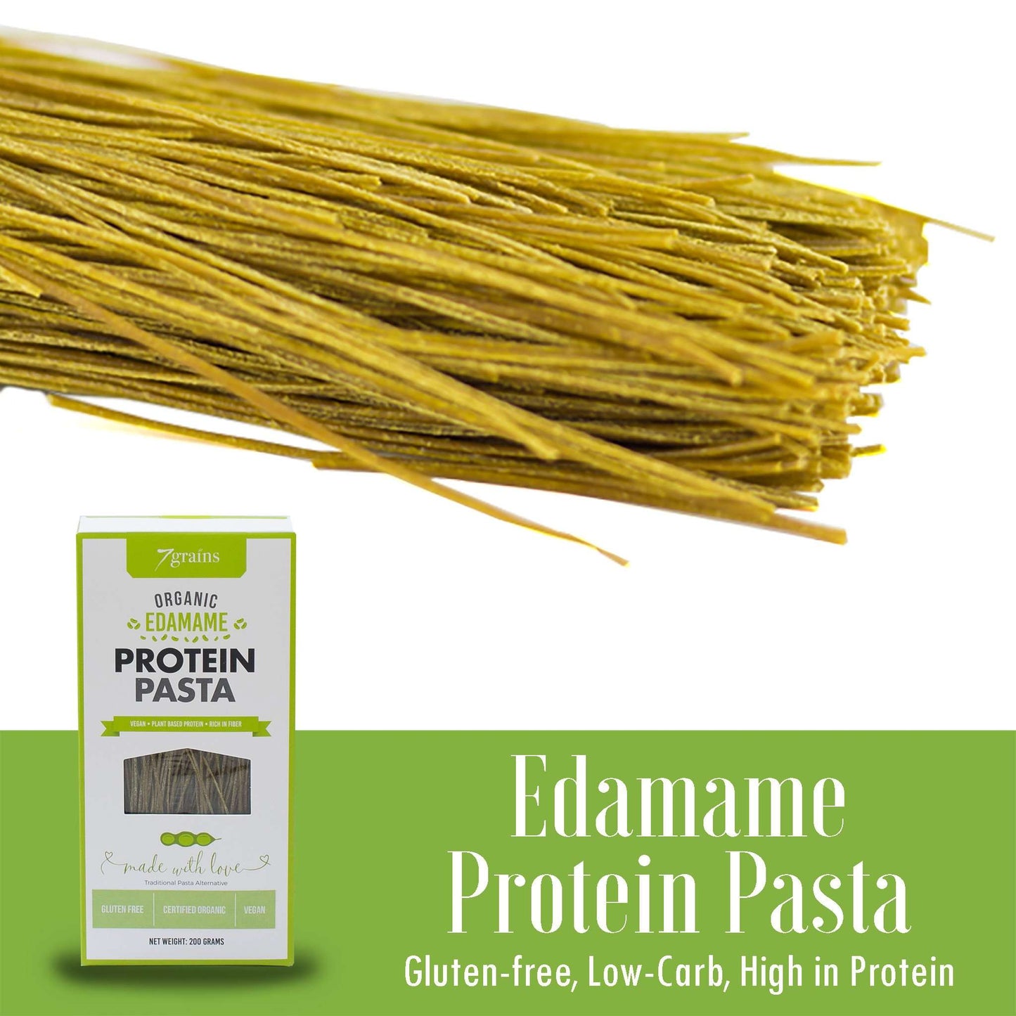 Organic Edamame Protein Pasta